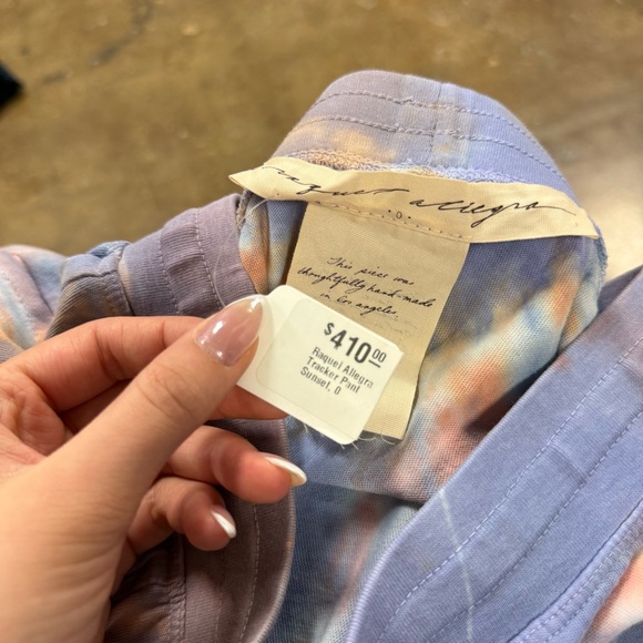 Raquel Allegra Pastel Tracker Tie-Dye Pants Sunset - Picture 2 of 3